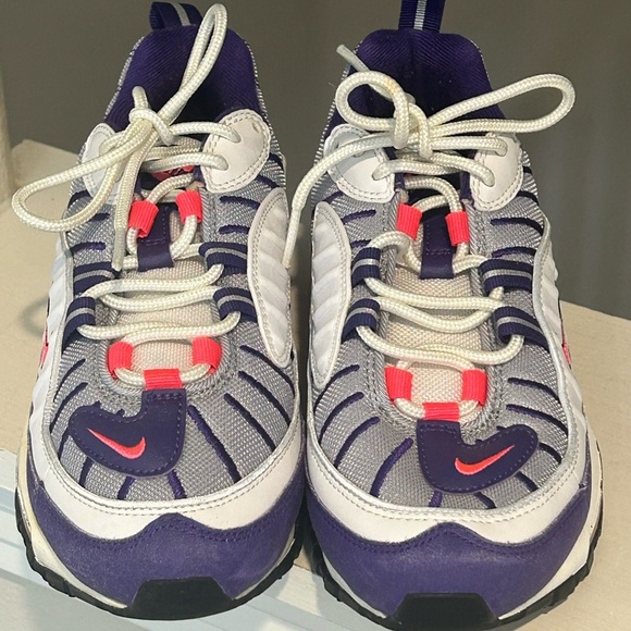 Nike Air Max 98 NRG SPACE FLIGHT SUIT Gray Silver Red Blu (AH6799-110) WMN Sz 6 - Picture 7 of 10